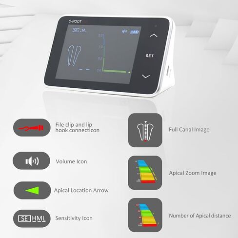 Coxo C-Root I(V) Root Apex Locator, Endo Locator - Digital Display, Accurate Measuremen in Kuwait