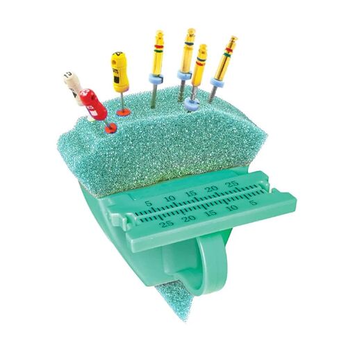 Pac-Dent 803T Endodontic Triangular Foam Organizer Green 50/Pk in Kuwait