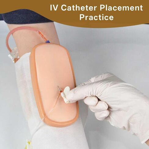 IV Practice Kit for Nursing Students – Wearable Venipuncture & IV Insertion Training Kit with Flashback Blood System, Phlebotomy Practice Model for Medical Training, IV Start Kit for Nursing School in Kuwait