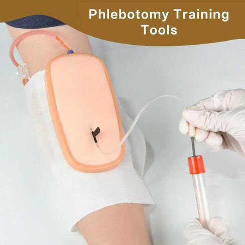 IV Practice Kit for Nursing Students – Wearable Venipuncture & IV Insertion Training Kit with Flashback Blood System, Phlebotomy Practice Model for Medical Training, IV Start Kit for Nursing School in Kuwait