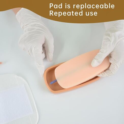 IV Practice Kit for Nursing Students – Wearable Venipuncture & IV Insertion Training Kit with Flashback Blood System, Phlebotomy Practice Model for Medical Training, IV Start Kit for Nursing School in Kuwait