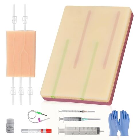 Ultrassist IV Injection Practice Kit, Venipuncture & IV Insertion Training Set, Phlebotomy Practice Simulator for Nursing Students Educational Use Only in Kuwait