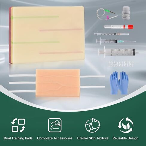 Ultrassist IV Injection Practice Kit, Venipuncture & IV Insertion Training Set, Phlebotomy Practice Simulator for Nursing Students Educational Use Only in Kuwait