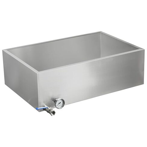 Maple Syrup Evaporator Pan, 30 x 16 x 18.7 Inch Maple Evaporator Pan Stainless Steel Boiling Maple Syrup, 19.5Gal Feed Pan for Home, Outdoor in Kuwait