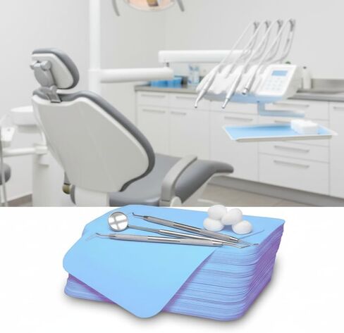 Disposable Tray Paper Tray Covers 8 1/2" x 12 1/4" for Dental, Tattoo and Nail shop 1000pcs per pack in Kuwait