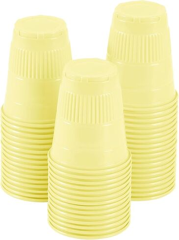 JMU Dental Cups 1000, Disposable Rinse Cups 5 oz for Drinking Mouthwash, Yellow in Saudi Arabia