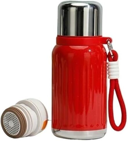 Insulated cup Roman column mini insulated cup unisex student kettle Toddler milk portable pop-up pocket cup(White) in Saudi Arabia