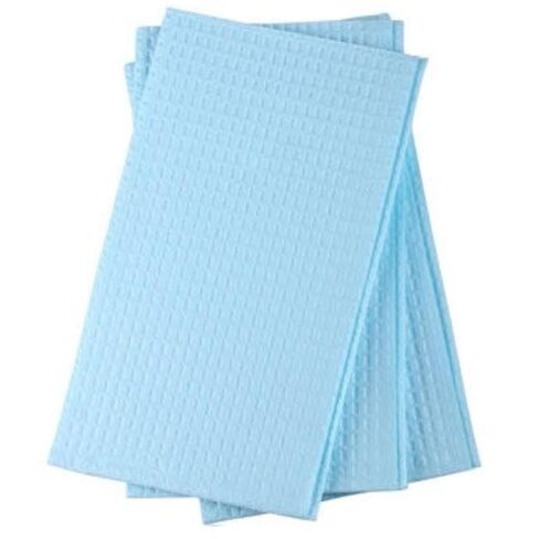 Crosstex Professional Towel [Pack of 500] for Dental Bibs, Nails, Tattoo, Dentist, Medical, 3-Ply Tissue, Blue in Saudi Arabia