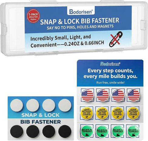20PCS Running Bib Clips - Race Holder Bib Boards for Runners Replacement for Bib Pins - Non-Magnetic Secure Snap Lock Fasteners for Marathon, Cycling, and Event Numbers - Funny Style in Saudi Arabia