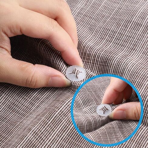 24 PCS Clear Bib Snaps for Runners, Race Number Buckle Fixing System, Triathlon Race Bib Holder, Reusable Running Bib Clips for Runners Marathon, Skating, Track in Kuwait