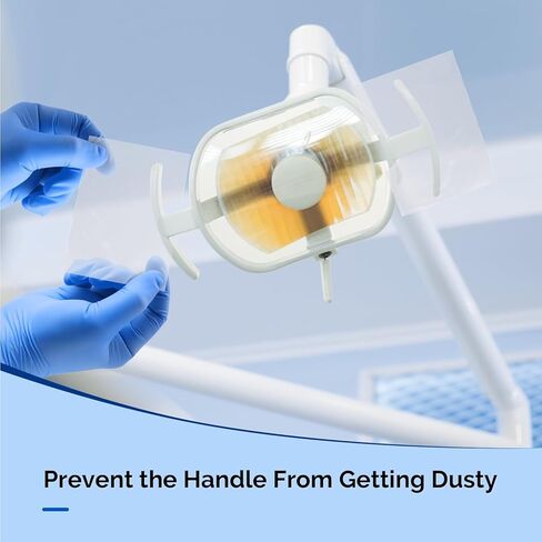 JMU T-Style Light Handle Sleeves, Clear, 4"x5.75" (102mmx148mmx0.03mm), Disposable Light Handle Cover, 500pcs/box in Kuwait