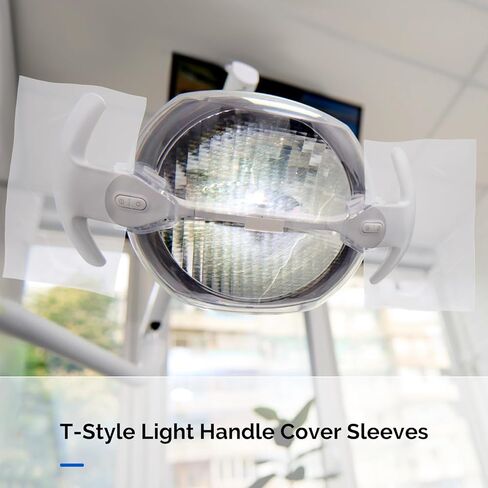 JMU T-Style Light Handle Sleeves, Clear, 4"x5.75" (102mmx148mmx0.03mm), Disposable Light Handle Cover, 500pcs/box in Kuwait