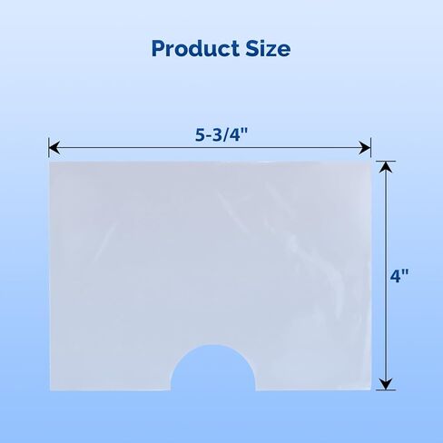 JMU T-Style Light Handle Sleeves, Clear, 4"x5.75" (102mmx148mmx0.03mm), Disposable Light Handle Cover, 500pcs/box in Kuwait