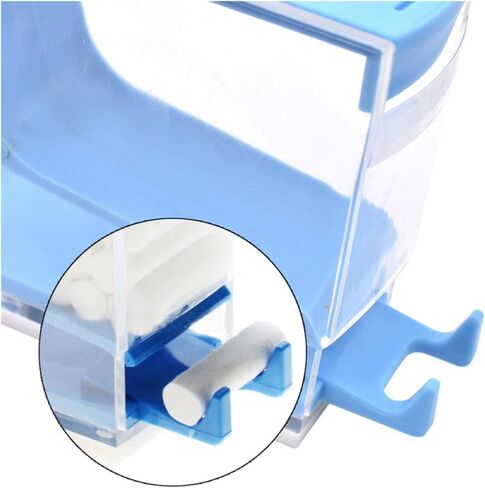 3Pcs Dental Cotton Roll Dispenser Holder Press Type Plastic Instrument Box White, Blue, Green in Saudi Arabia
