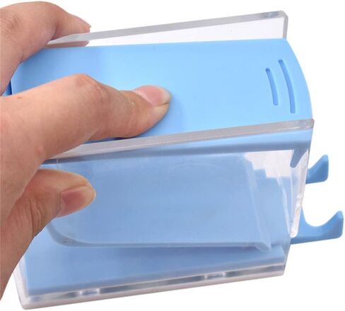 3Pcs Dental Cotton Roll Dispenser Holder Press Type Plastic Instrument Box White, Blue, Green in Saudi Arabia