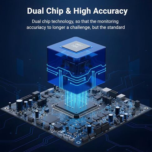 10 in 1 Smart Air Quality Monitor Indoor,Carbon Monoxide Monitoring,Co2 Detector,Professional Air Quality Test Kit with CO2 | CO | TVOC | HCHO | Temp | AQI | PM2.5 | PM0.3 | PM10 in Kuwait