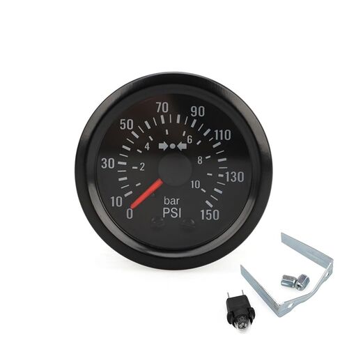 بارومتر 2-1/16 "(52 مللي متر) أداة قياس آلات البناء 0-10BAR / 0-150PSI أداة قياس ضغط الزيت in Saudi Arabia