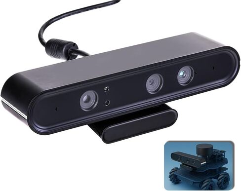 Astra Pro 3D Depth Camera Indoor ±3mm Accuracy, 8m Max Range, Multi-Camera Sync, ROS1/2 Robot Part for Robotics Research, AI Vision, SLAM, 3D Scanning in Kuwait