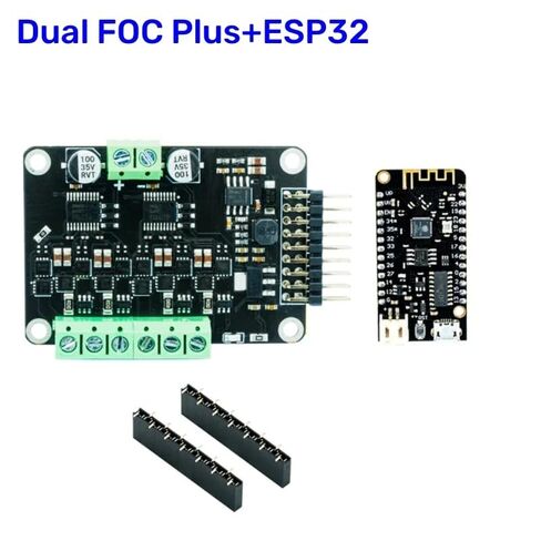 SimpleFOC Shield MKS Dual FOC V3.2 BLDC servo Stepper Motor Controller brushless Motor Driver Board ESP32 Develop Card in Kuwait
