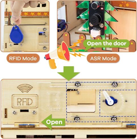 مجموعة LAFVIN IOT ESP32 Smart House Starter تدعم التعرف على الصوت والتحكم في التطبيقات المتوافقة مع Arduino IDE مع برنامج تعليمي in Kuwait