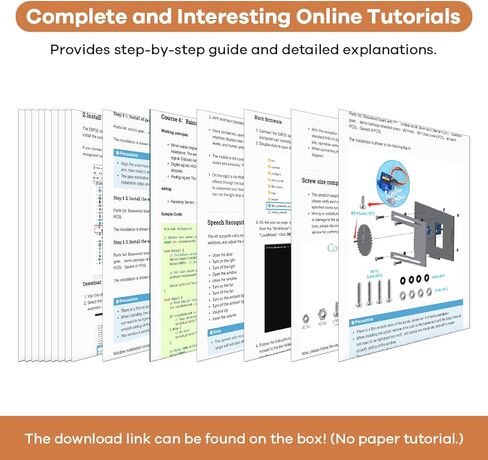 مجموعة LAFVIN IOT ESP32 Smart House Starter تدعم التعرف على الصوت والتحكم في التطبيقات المتوافقة مع Arduino IDE مع برنامج تعليمي in Kuwait