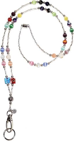 حبل نسائي من الخرز المجوف المخفي مقاس 34 بوصة، متعدد النحافة للغاية، حامل شارة معرف المعلم، مفاتيح هاتف كروز in Kuwait