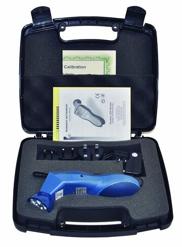 Monarch PLS Pocket LED Stroboscope Kit, with NIST Certificate, 7.75" L x 2.75" W x 2.3" H, Includes Carrying Case in Kuwait