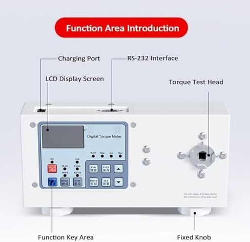 Digital Torque Meter for Bottles, Portable Torsion Cap Gauge, Adjustable 10-150mm Diameter for Various Shapes, Precision Torque Measurement Tool in Kuwait