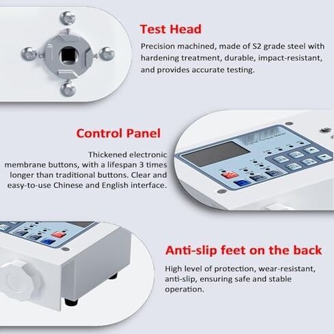 Digital Torque Meter for Bottles, Portable Torsion Cap Gauge, Adjustable 10-150mm Diameter for Various Shapes, Precision Torque Measurement Tool in Kuwait