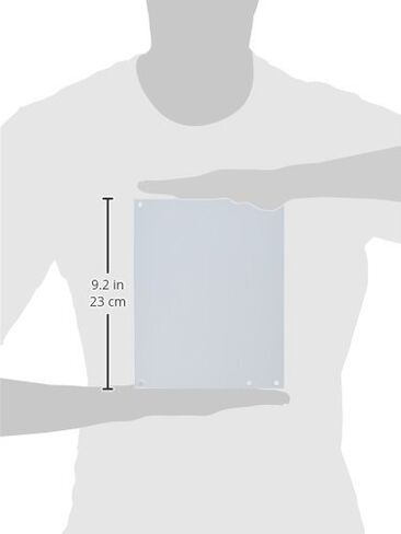 Hoffman A10P8 Conductive Panels for JIC Enclosure, Steel/Aluminum, J Box/8.75" x 6.88", Fits 10" x 8", White in Kuwait