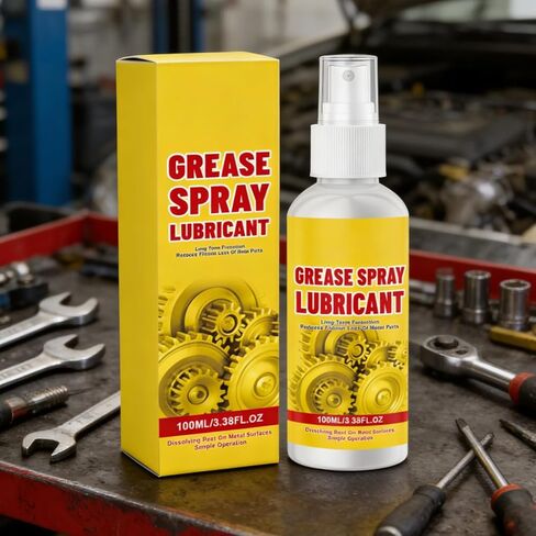 Anti-Rust Lubricant Spray & Rust Removerm, Multi-Purpose Lubricant Rust Remover Sprays, Rust Remover Spray for Metal, Fast-Acting Lubricant Rust Dissolver for Vehicles, Chains, Bolts(2pcs) in Kuwait