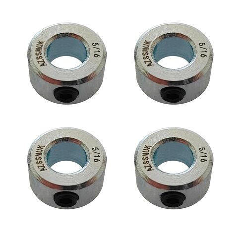 AZSSMUK 5/16" Bore Solid Steel Style Zinc Plated Set Screw Shaft Collars in Kuwait