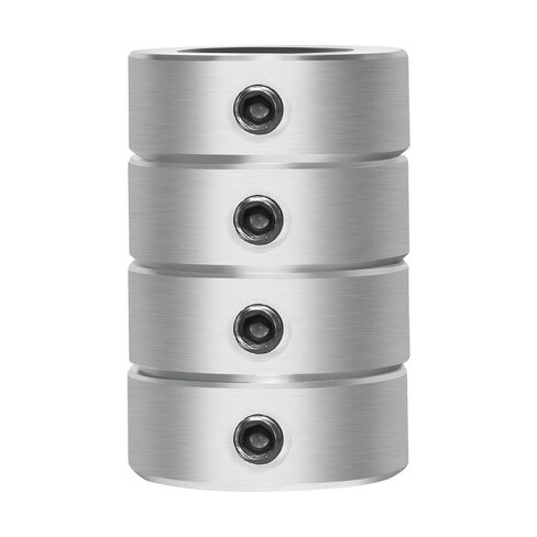 AZSSMUK 5/16" Bore Solid Steel Style Zinc Plated Set Screw Shaft Collars in Kuwait