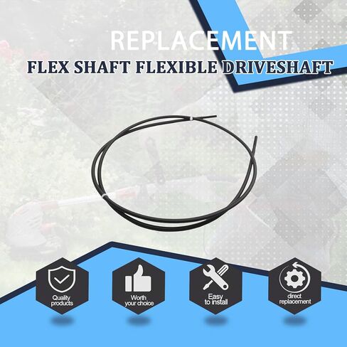 Flex Shaft Flexible Driveshaft C506000390 Fits for Echo Mower BRD-280 C254 HCA-266 PE-225 PE-230 PE-266 PE-266S PE-280 SRM-225 SRM-230 SRM-266 Compatible with 61001344730 C506000150 in Kuwait