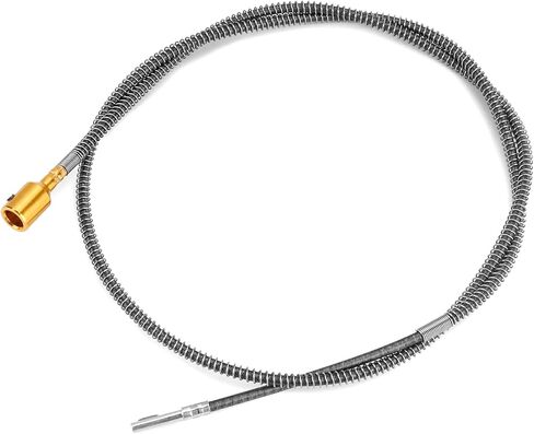 QWORK 3.2ft Metal Flexible Inner Shaft Cable, 2 Pack Inner Flex Shaft Cable. in Saudi Arabia
