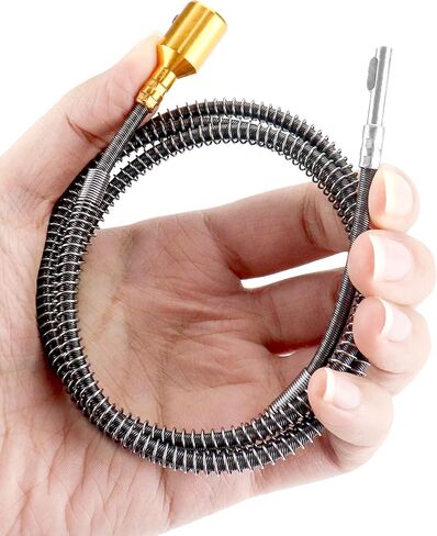 QWORK 3.2ft Metal Flexible Inner Shaft Cable, 2 Pack Inner Flex Shaft Cable. in Saudi Arabia