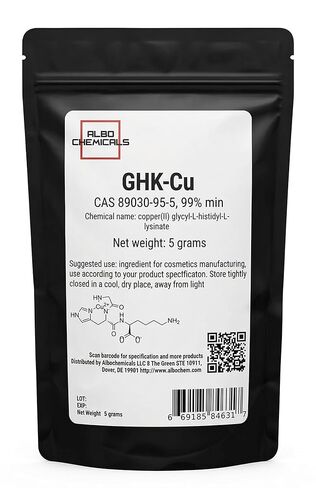 مسحوق الببتيد النحاسي GHK-CU، 99% دقيقة، CAS 89030-95-5، 5 جرام in Kuwait