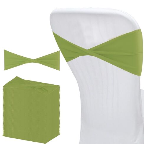 50 قطعة من أوشحة الكراسي الحمراء، أربطة مرنة للكراسي بدون إبزيم، أوشاح منزلقة مرنة لتغطية الكراسي وأربطة لتزيين كراسي الزفاف، والولائم، وحفلات أعياد الميلاد، والمناسبات in Kuwait