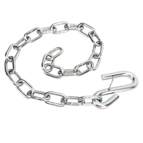 Trailer Chain 3500lbs with Double Spring Clip S Hooks Towing Wire Ropes Compatible with Trailer RV in Saudi Arabia