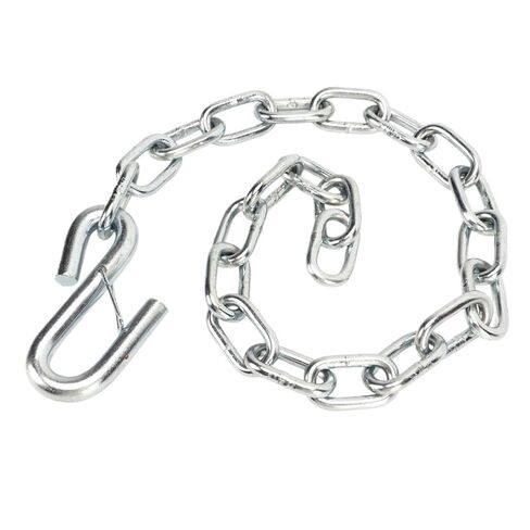 Trailer Chain 3500lbs with Double Spring Clip S Hooks Towing Wire Ropes Compatible with Trailer RV in Saudi Arabia