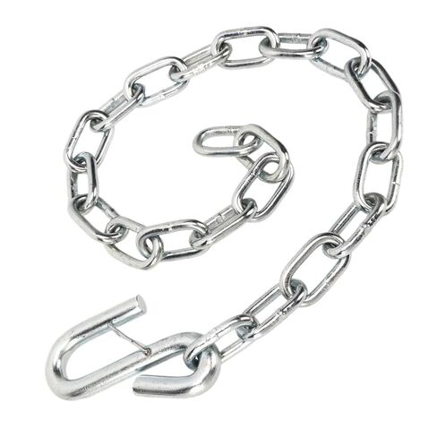Trailer Chain 3500lbs with Double Spring Clip S Hooks Towing Wire Ropes Compatible with Trailer RV in Saudi Arabia