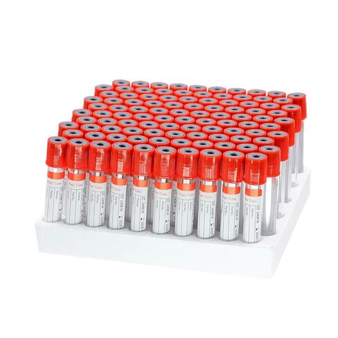 Blood Collection Tubes 3mL – Plain Vacutainer Specimen Tubes – Veterinary Blood Draw & Sample Collection Tubes – 100 Pack Diagnostic Laboratory Tubes for Animal Clinic & Veterinary Lab in Saudi Arabia