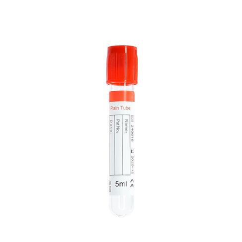 Blood Collection Tubes 3mL – Plain Vacutainer Specimen Tubes – Veterinary Blood Draw & Sample Collection Tubes – 100 Pack Diagnostic Laboratory Tubes for Animal Clinic & Veterinary Lab in Saudi Arabia