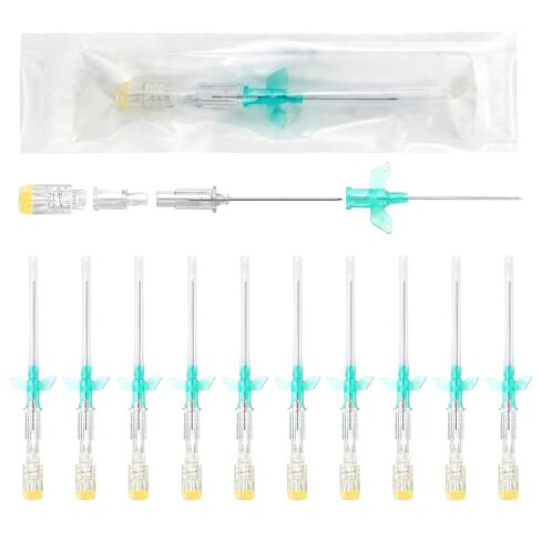 20 قطعة من القسطرة الوريدية للحيوانات الأليفة المغطاة بالهيبارين، 18 جرام - 26 جرام - قسطرة معقمة بشكل فردي للكلاب والقطط والحيوانات الصغيرة (20 جرام) in Kuwait