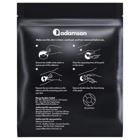 مجموعة من 30 قطعة من الرقع المقاومة للماء من Adamson لـ AutoSoft 30/90/XC، MiniMed Mio 30، VariSoft 13 مم، داخلية - رقع لاصقة شفافة ومسامية وخالية من اللاتكس لمجموعات ضخ المثلث in Kuwait