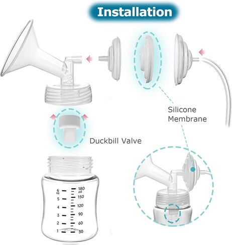 أجزاء المضخة لـ Spectra وMotif Luna، استبدل أنبوب صمام غشاء منقار البط لواقي التدفق الخلفي لمضخات Spectra S1 S2 9 Plus SG وليست ملحقات أصلية. in Kuwait