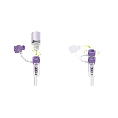 1200ML Delivery Gravity Feeding Bag Set, Disposable Nutrition Bag with New Connector Type - Feed Bag Health Care Aids in Kuwait