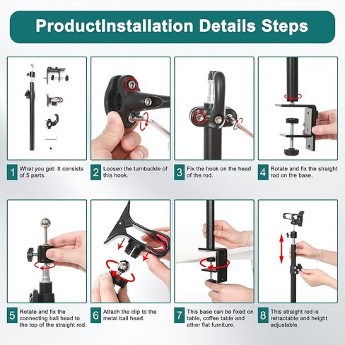 Feeding Tube Stand, Hands-Free Feeding Tube Holder Enteral Feeding Telescopic Pole, Feeding Pump Rack for Gravity Syringes Feeding Pump Feeding or Infusions in Kuwait