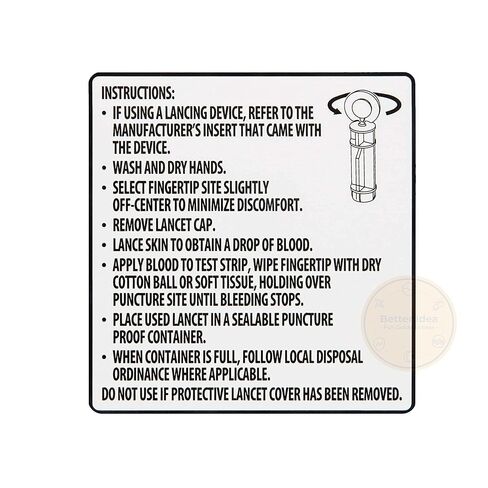 مشارط رفيعة للغاية مقاس 30، عدد 200 - مشارط جلوكوز الدم معقمة للاستخدام مرة واحدة، متوافقة مع معظم أجهزة الوخز + ملصق فكرة أفضل مع إمكانية الوصول إلى الدليل الكامل in Kuwait