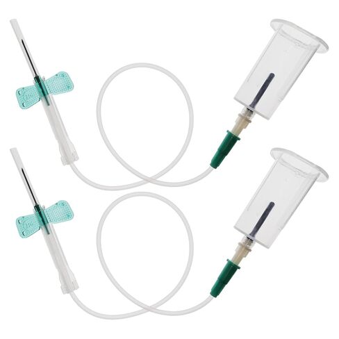 50pcs Butterfly Needles,Collection Needle,-23 Sterile Individual Packaging for Laboratories and Pets Veterinary (23) in Kuwait